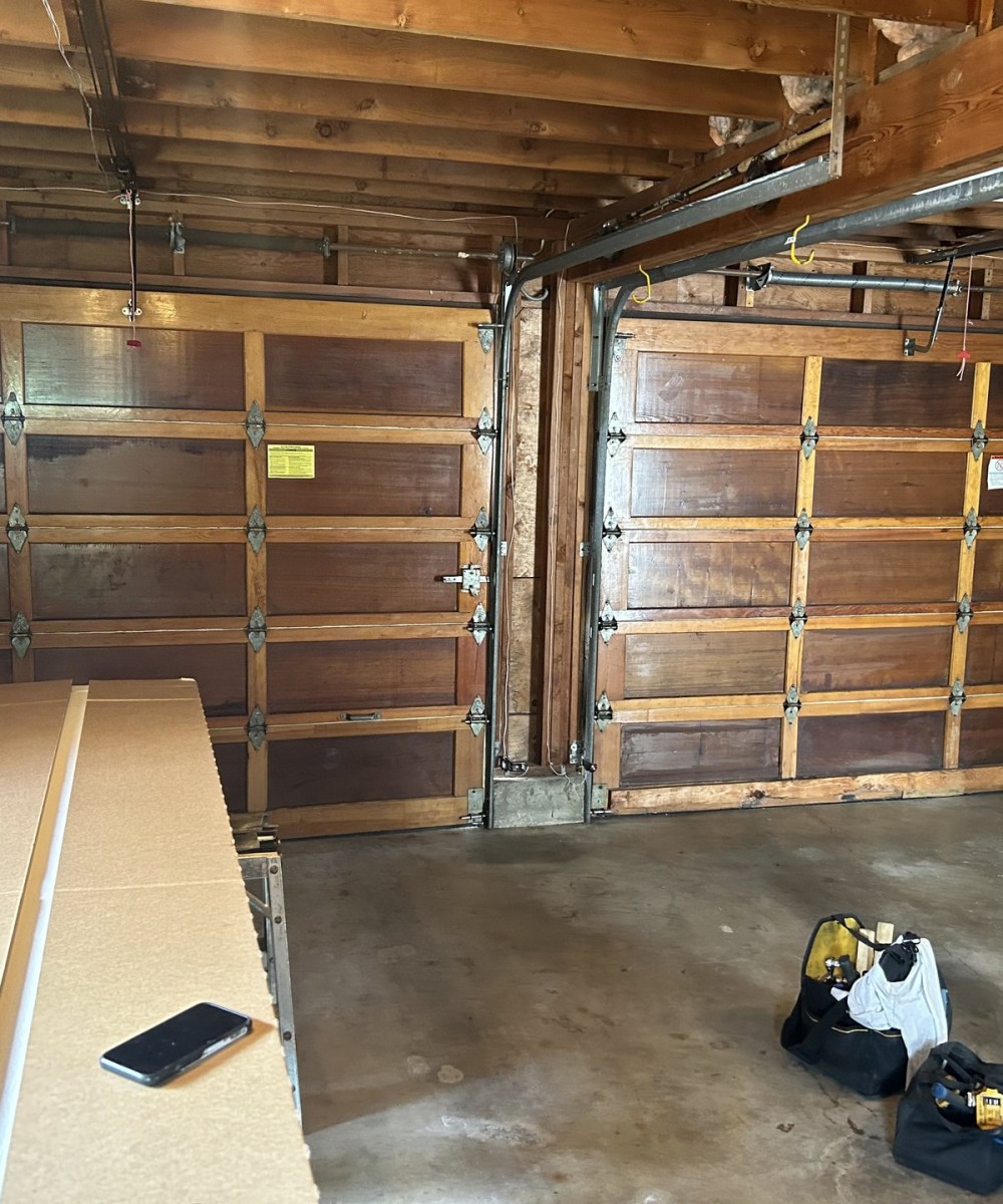Hormann 3400 wood door replacement in Ladner