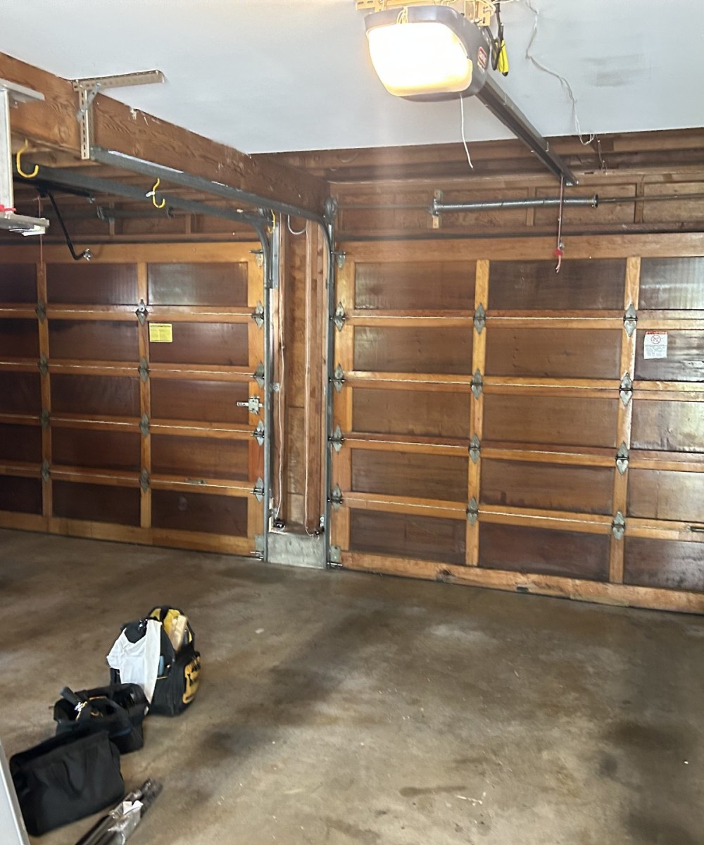 Hormann 3400 wood door replacement in Ladner