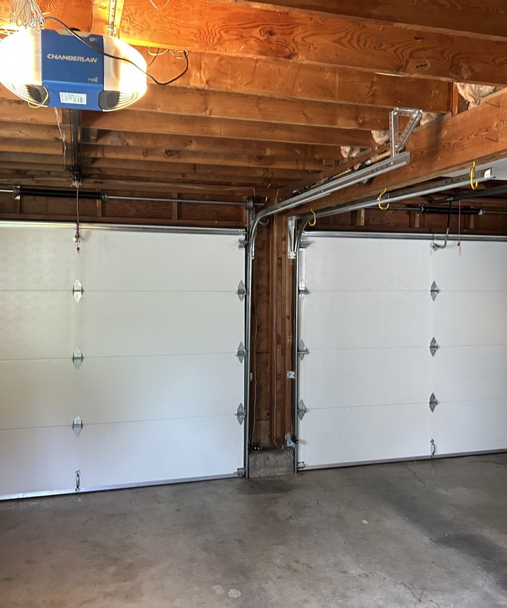 Hormann 3400 wood door replacement in Ladner