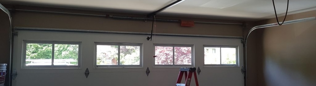Double Spring Change in Ladner on a Double Car Garage