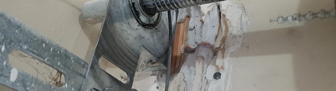 Extreme Torsion Bar Set Screw Grooves Compromising The Safety of the Garage Door in Richmond
