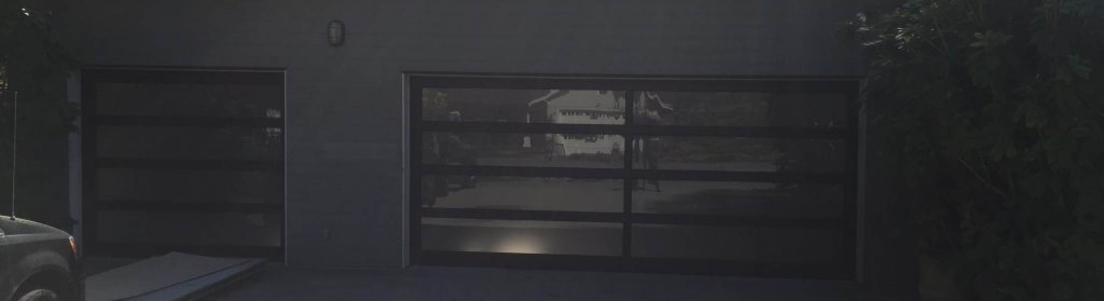 Install of a Double Car Garage Door and a Single Car Garage Door in