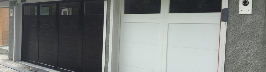 New House Building in Vancouver with a Double Garage Door Install