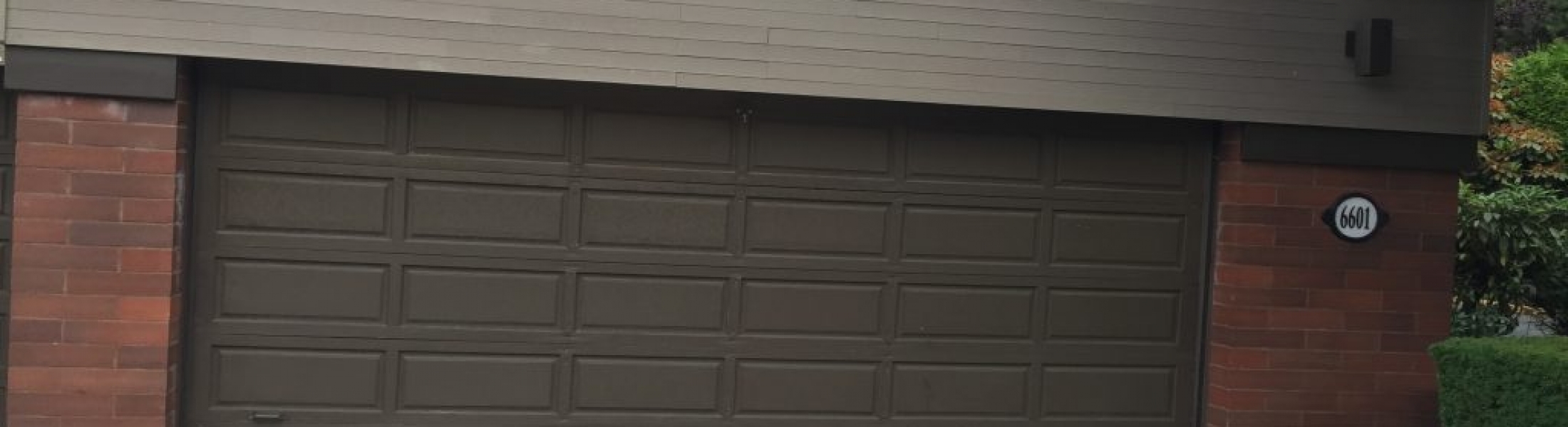 Install of Single Car Garage Door in Delta Access Garage Doors