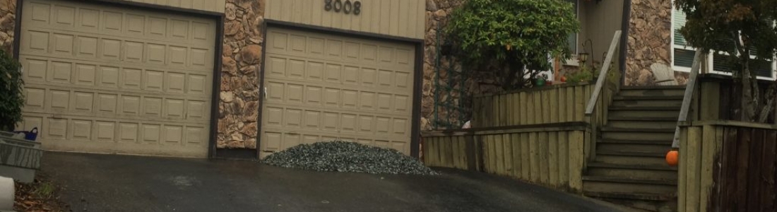 Install of Single Car Garage Door in Surrey