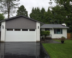 Replaced 16 x 7 double car garage door